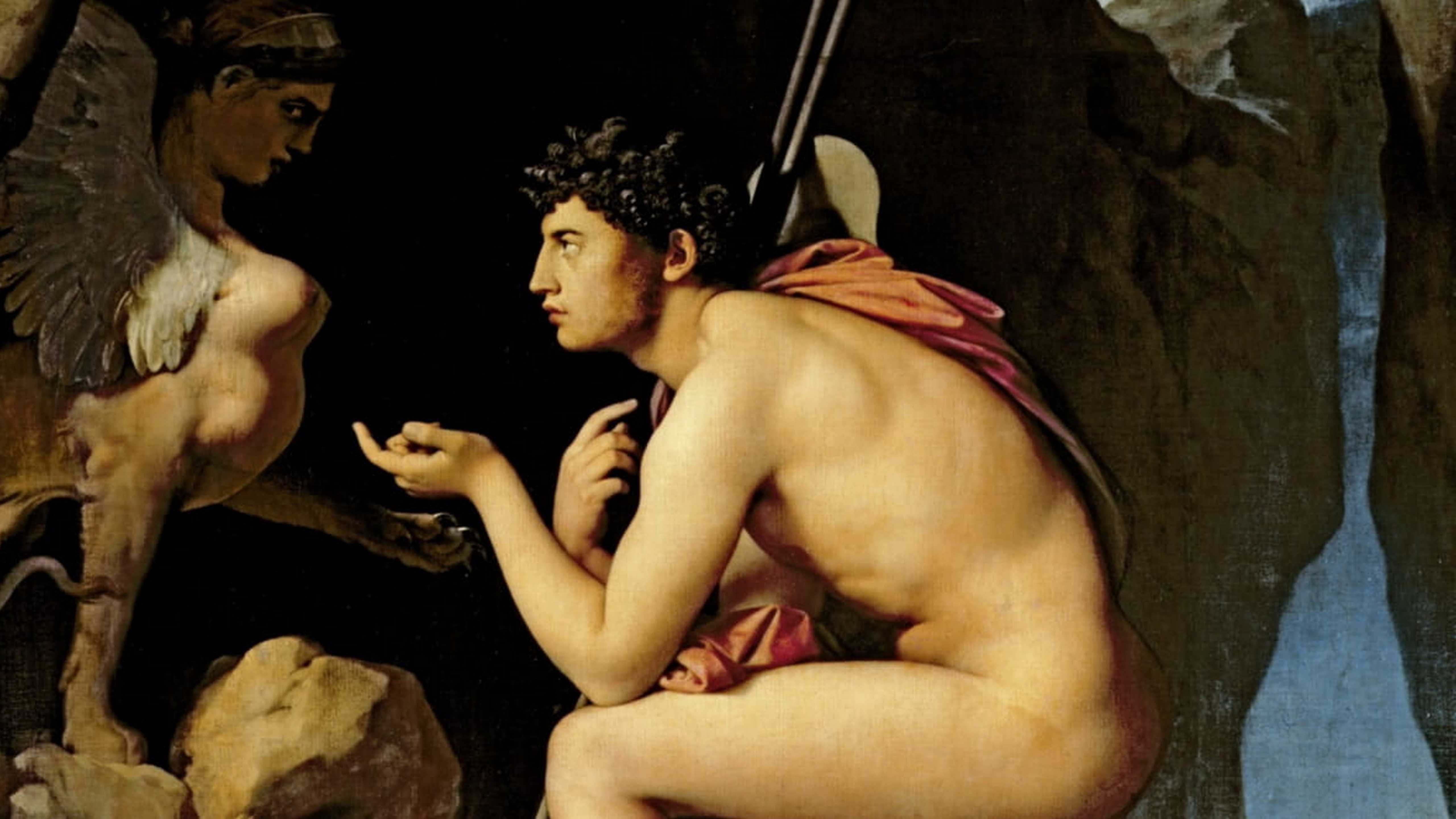 "Œdipe explique l'énigme du sphinx", chef-d’œuvre d’Ingres, le célèbre rival de Delacroix au musée des Beaux Arts de Bordeaux