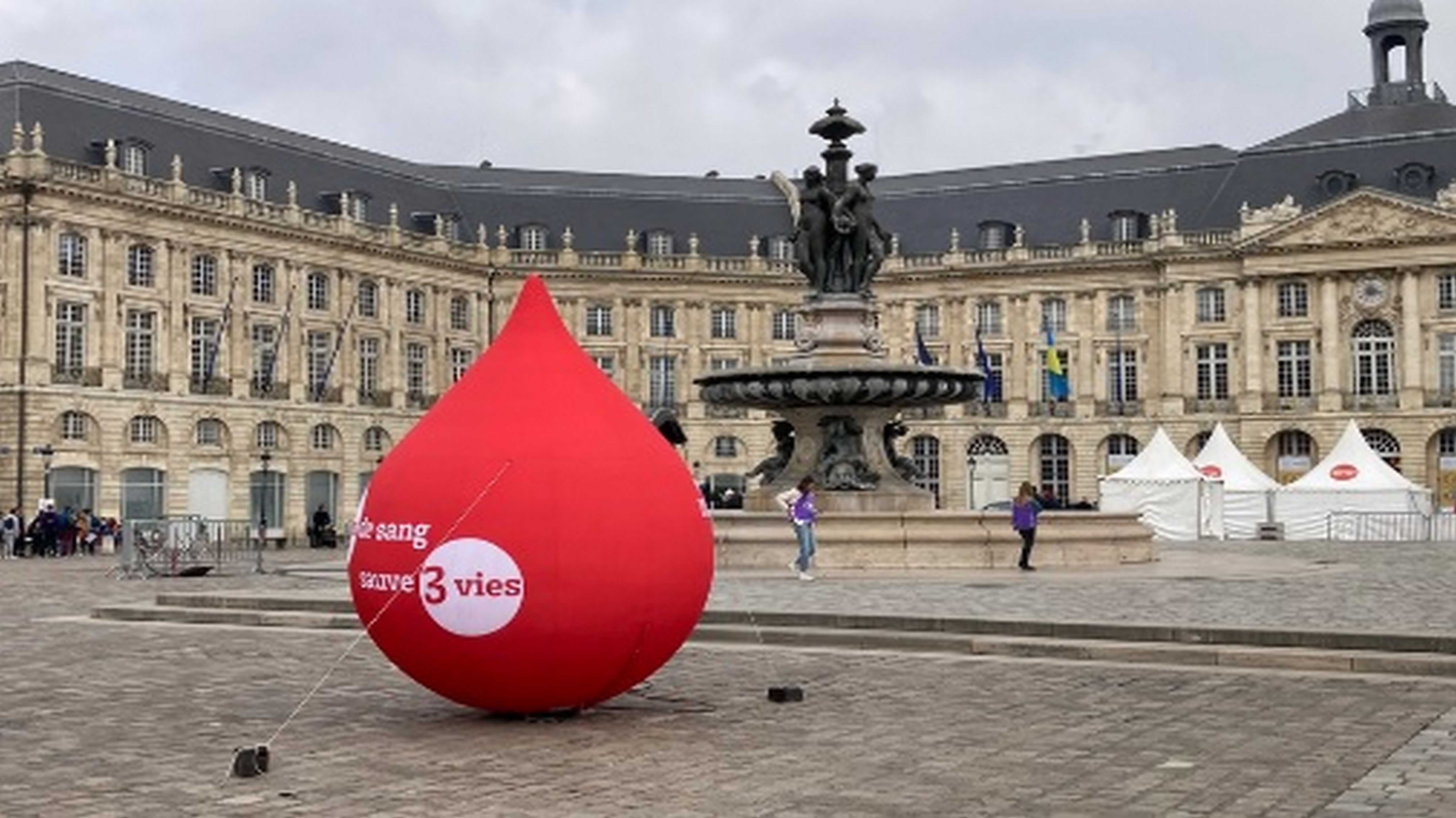 Bordeaux : "Mon sang pour les autres", la grande collecte de sang au palais de la Bourse