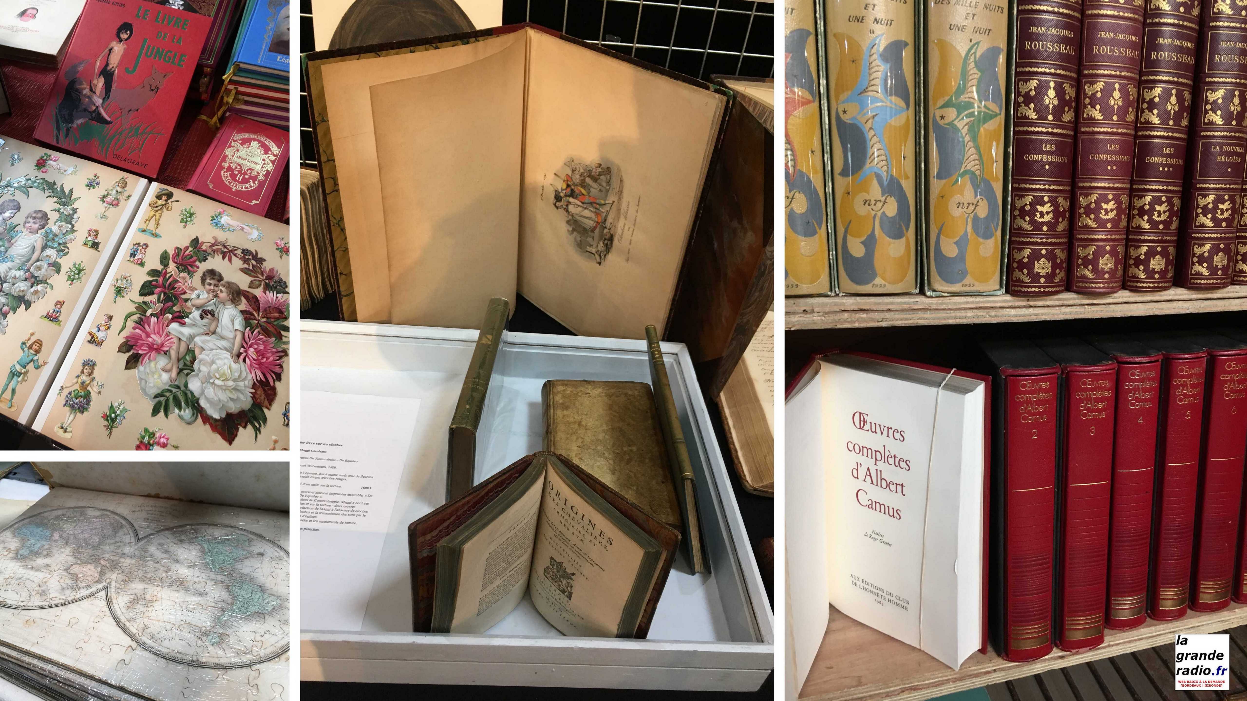 Bordeaux : Salon du livre ancien dans la cour Mably