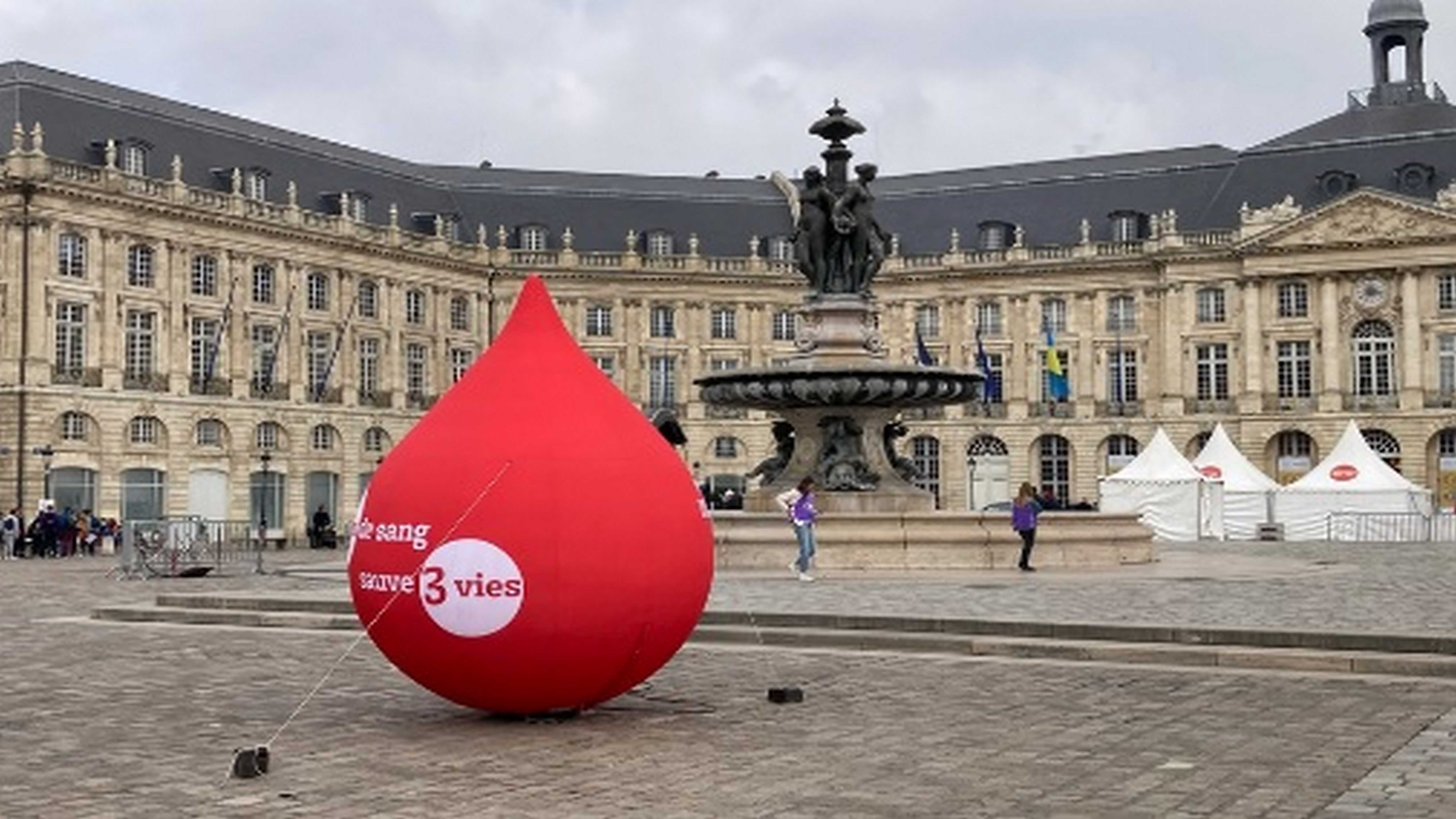 Bordeaux : "Mon sang pour les autres", la grande collecte au palais de la Bourse